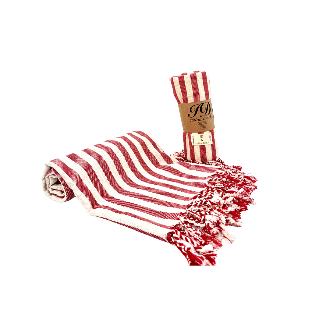 2-in-1 Turkish Cotton Beach Towel Backpack, Quick-Dry Peshtemal Travel Bag, Sand Free